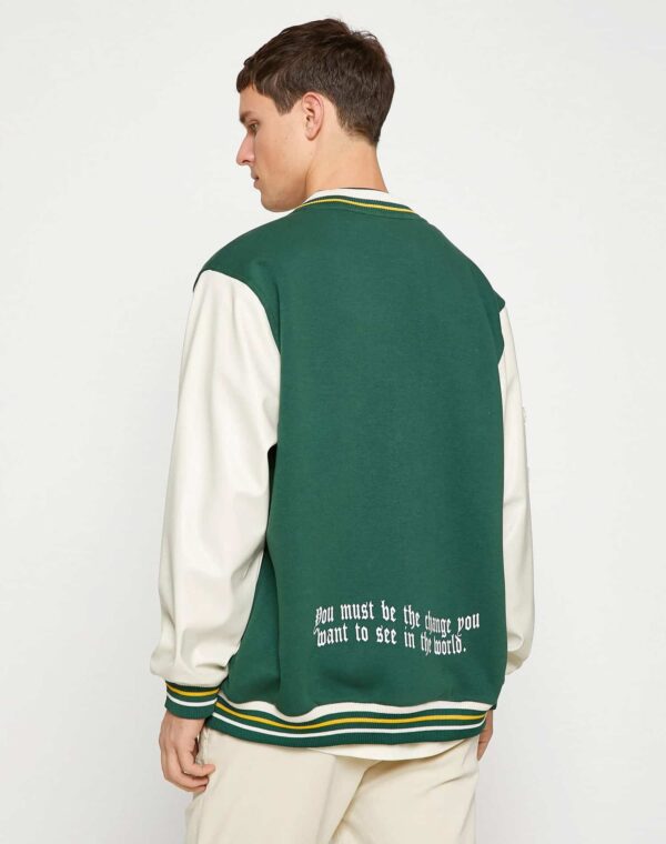 College T-Shirt Printed Crew Neck Short Sleeve - Image 4