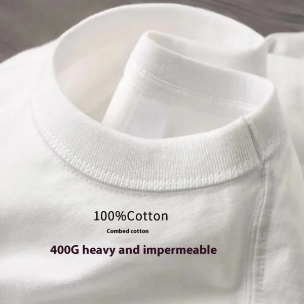 Retro Cotton T-Shirt - Perfect Fit - Image 6